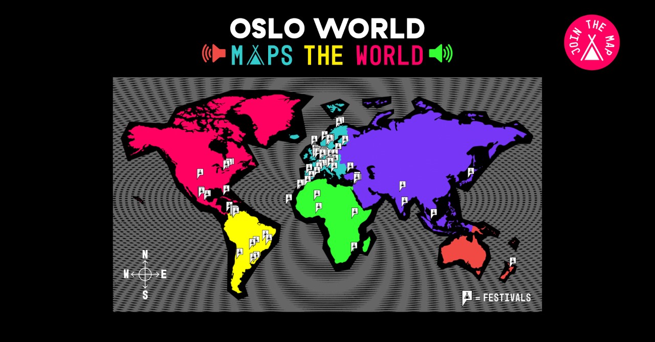 Oslo World maps the festival world